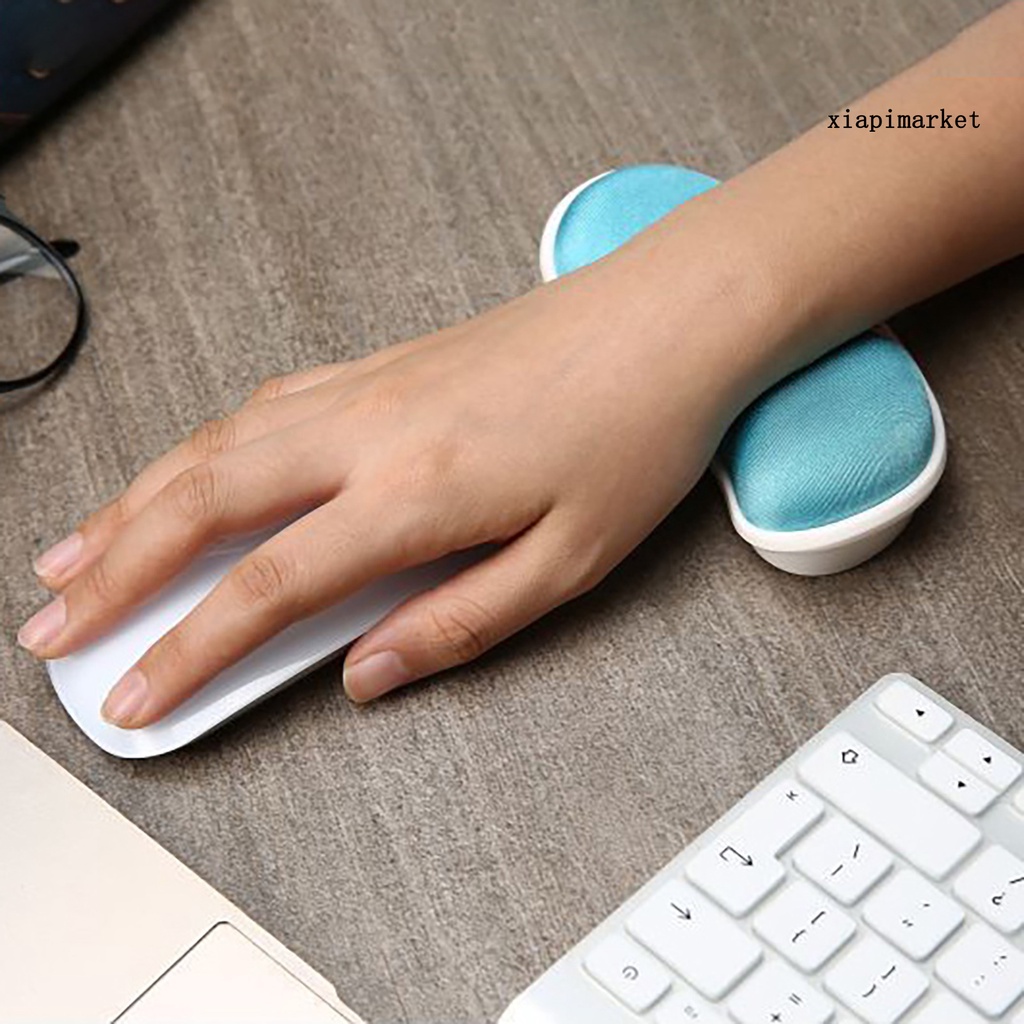 LOP_Wrist Rest Pad Anti-skid Non-fading Ergonomic Soft Computer Mouse Wrist Hand Rest Support for Office