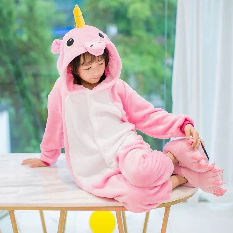 [ FREE SHIP - HÀNG SIÊU CẤP ] Bộ Đồ Ngủ Hình Thú Liền Thân Pijama Cho Nam Và Nữ Chất Đẹp