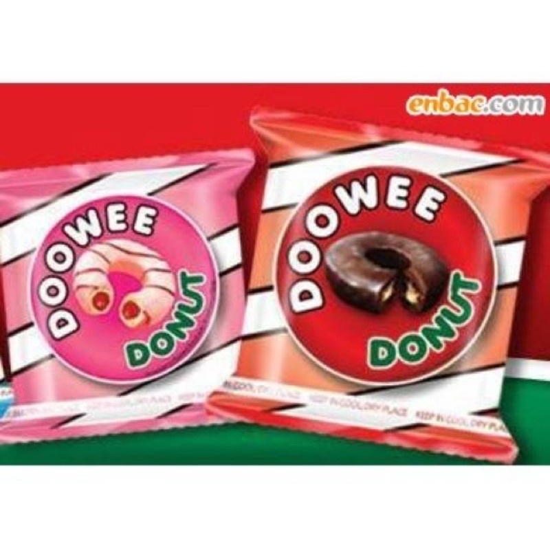 Bánh Phủ Sô Cô La nhân kem trứng Doowee Donut gói 360g