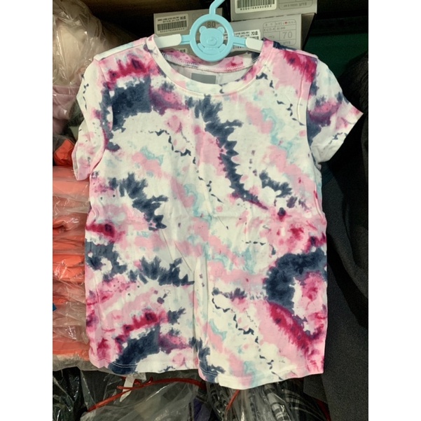 Áo phông cộc tay olnavy xuất dư bé gái sz 4-5y