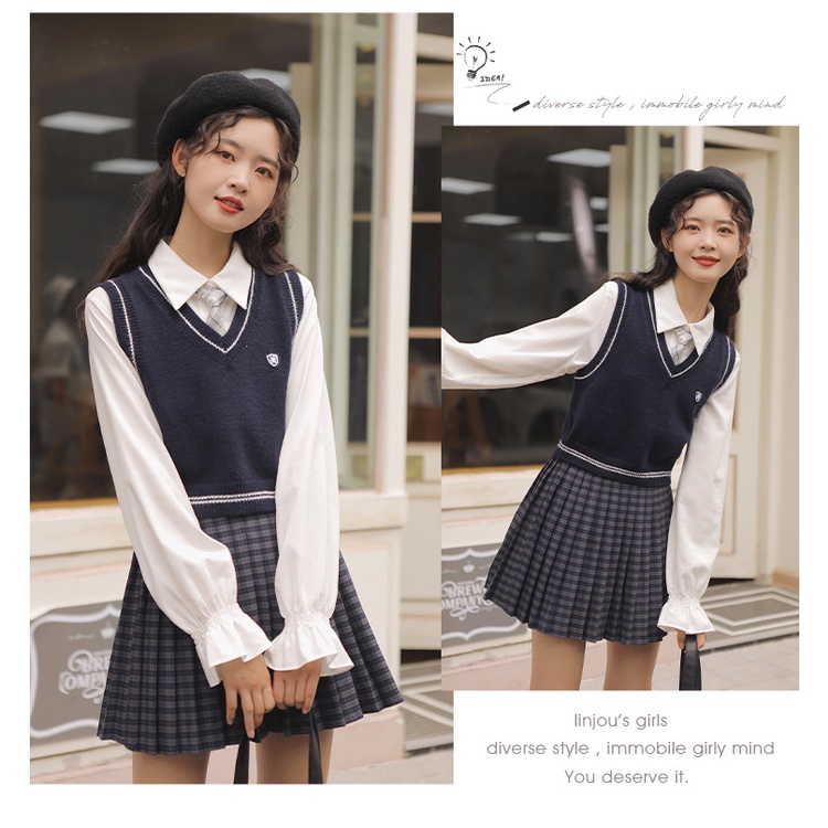 Áo Len Không Tay Phong Cách Hàn Quốc Thời Trang Cho Nữ OOP131