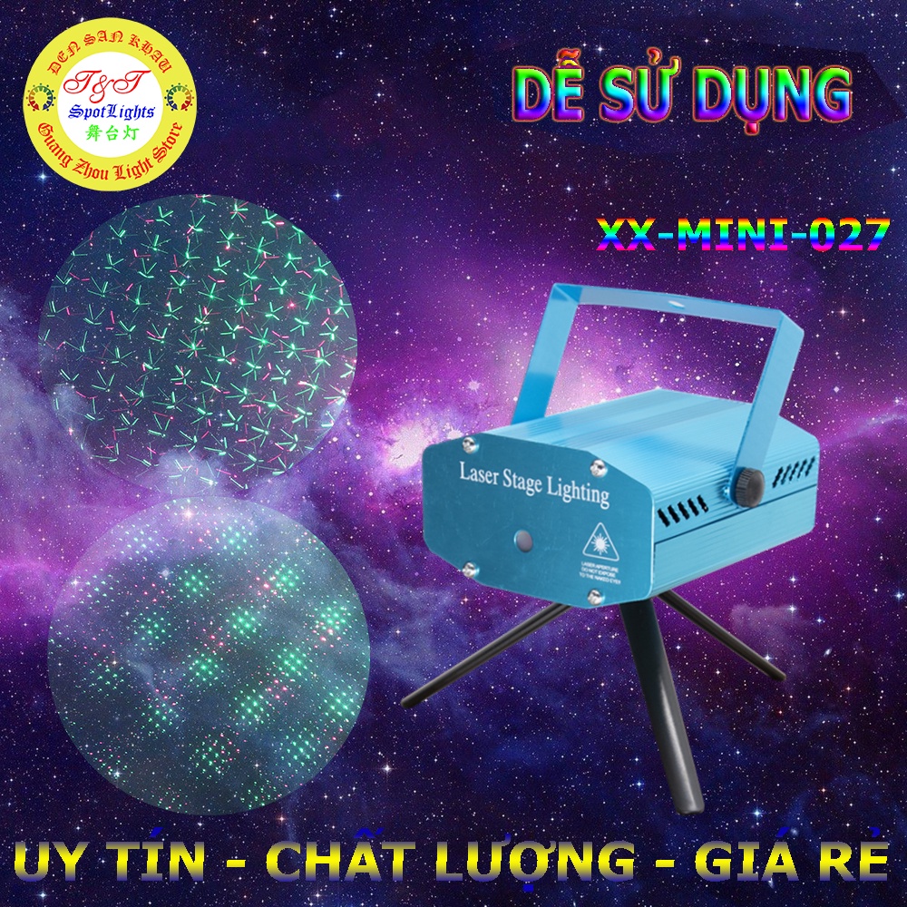 2204 - ĐÈN LAZE MINI TRONG NHÀ, GIÁNG SINH, CẢM ỨNG XX-MINI-027