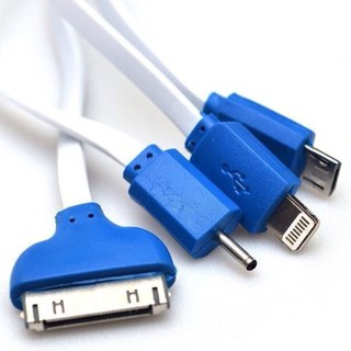 Cáp sạc 4 đầu dây dẹp dài 1M