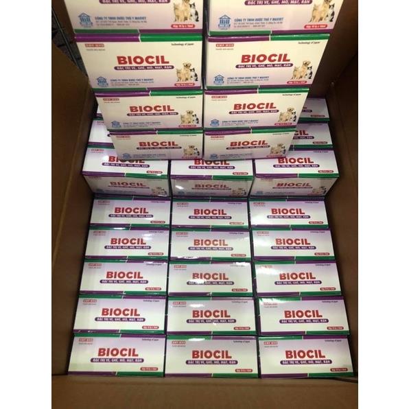 BIOCIL Đặc Trị Ve Rận, Bọ Chét, Nội Ngoại Ký Sinh Trùng Cho Chó Mèo Bôi 1 Lần Là Khỏi - LiLi Pet Shop