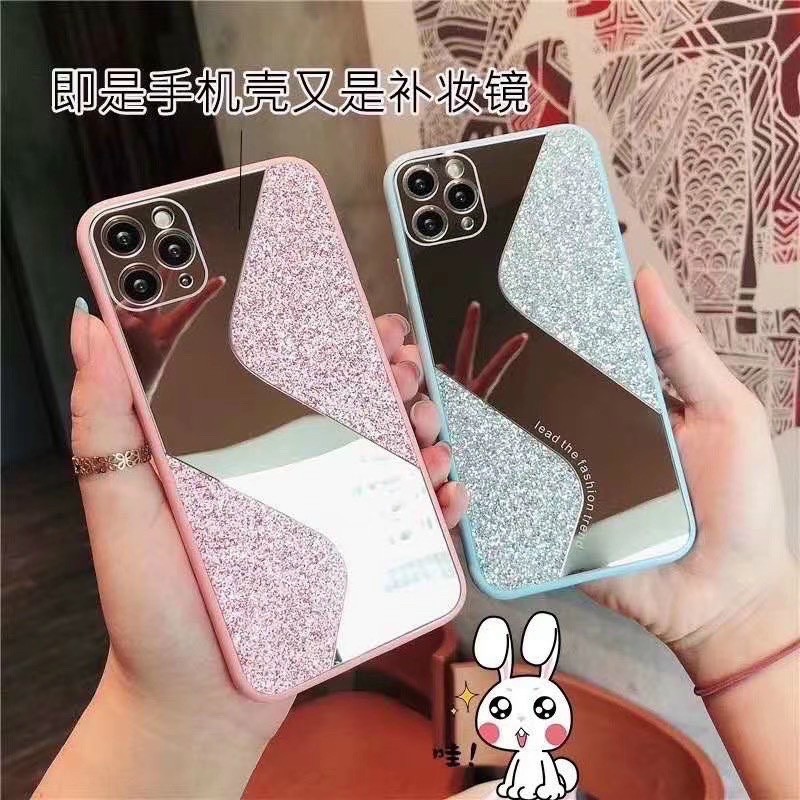 Ốp gương ziczac nhũ Ip11/ ip11 pro/ ip11 pro max