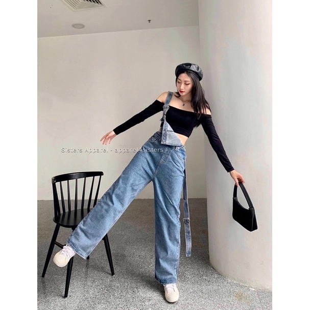 Áo croptop trễ vai-AC042