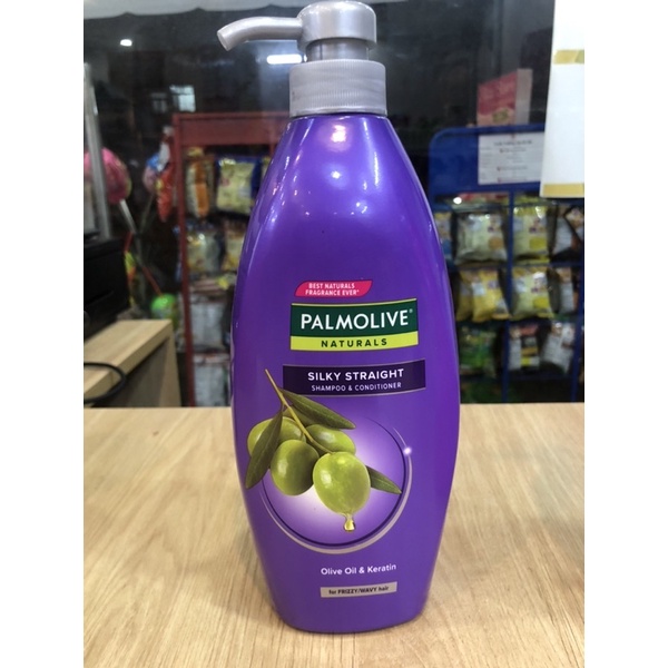 Dầu Gội Có Xả Pamolive kết hợp oliu, dừa 600ml chính hãng