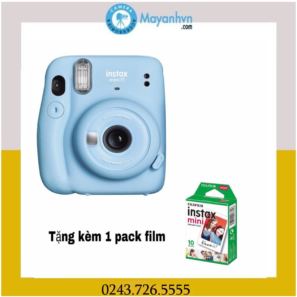 Máy ảnh lấy ngay Fujifilm Instax mini 11 các màu + 1 pack film mini 10 kiểu