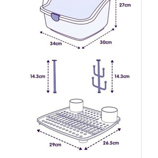 KHAY ÚP BÌNH SỮA LY SỮA CÓ NẮP ĐẬY  [Mishop]