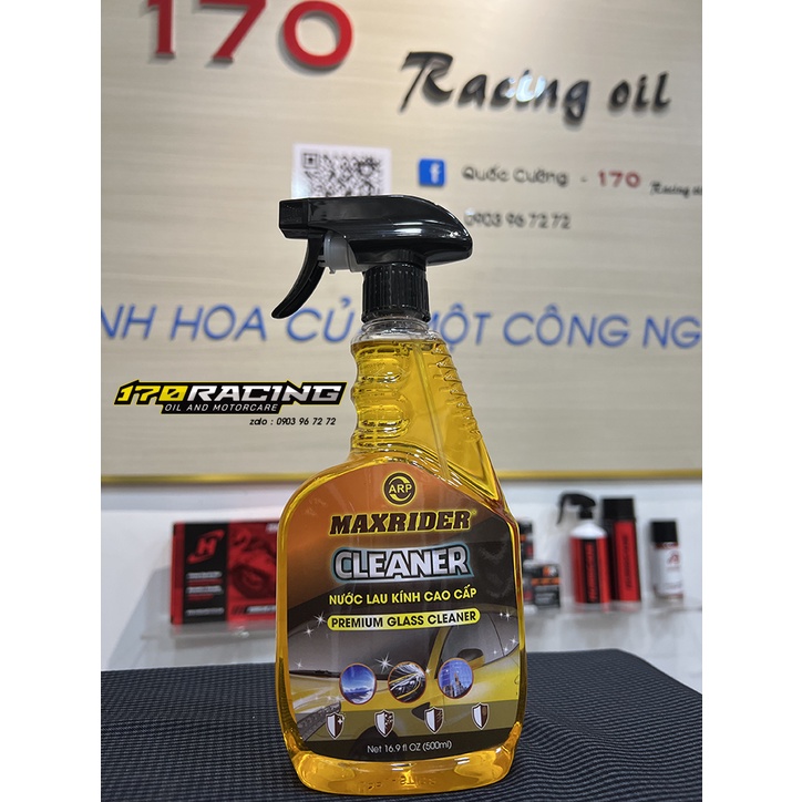 Nước Lau Kính Ô TÔ Cao Cấp MAXRIDER CLEANER Hàng Việt Nam Chất Lượng Cao