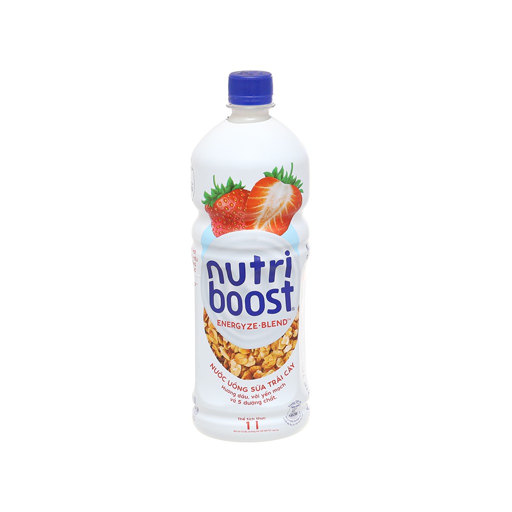 Lốc 6 Chai Sữa NutriBoost Hương dâu 347ml/ chai