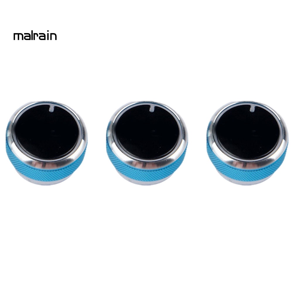 Bộ 3 Phụ Kiện Trang Trí Nút Điều Khiển Máy Điều Hòa Xe Hơi Ford Focus