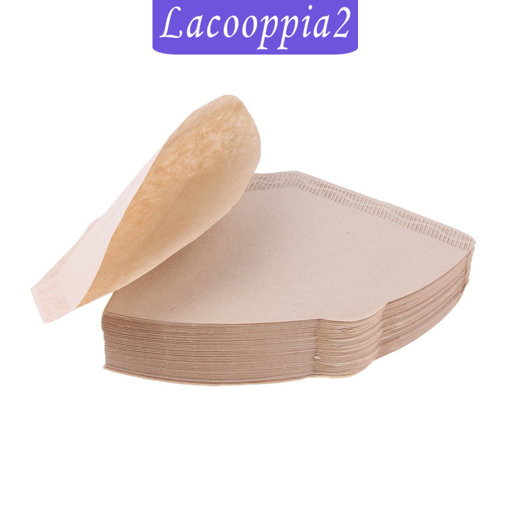 100 Giấy Lọc Cà Phê Kích Thước 2-4 2-4 Màu Nâu