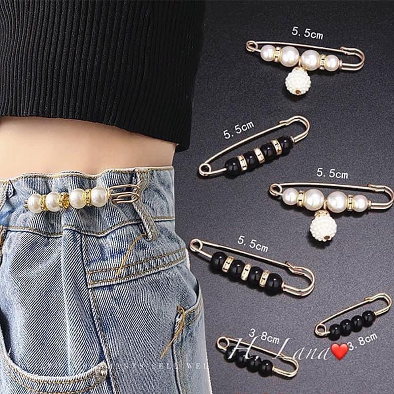 Set Cài Áo Ngọc Trai 13 Chi Tiết Hot Trend