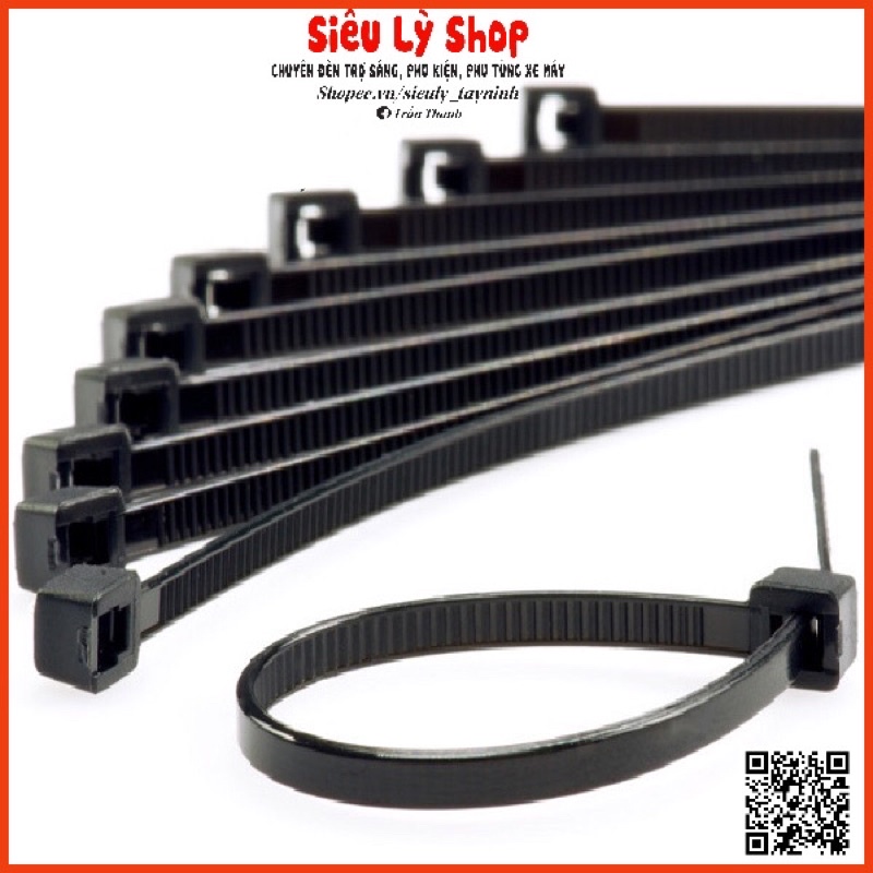 Dây rút nhựa 4x200mm - Túi 70 sợi
