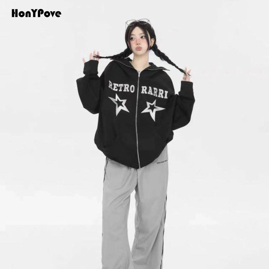 Honypove Áo Hoodie In Hình Ngôi Sao Thời Trang Mới Cho Nữ | BigBuy360 - bigbuy360.vn
