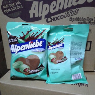 Kẹo Alpenliebe Hương bạc hà nhân socola