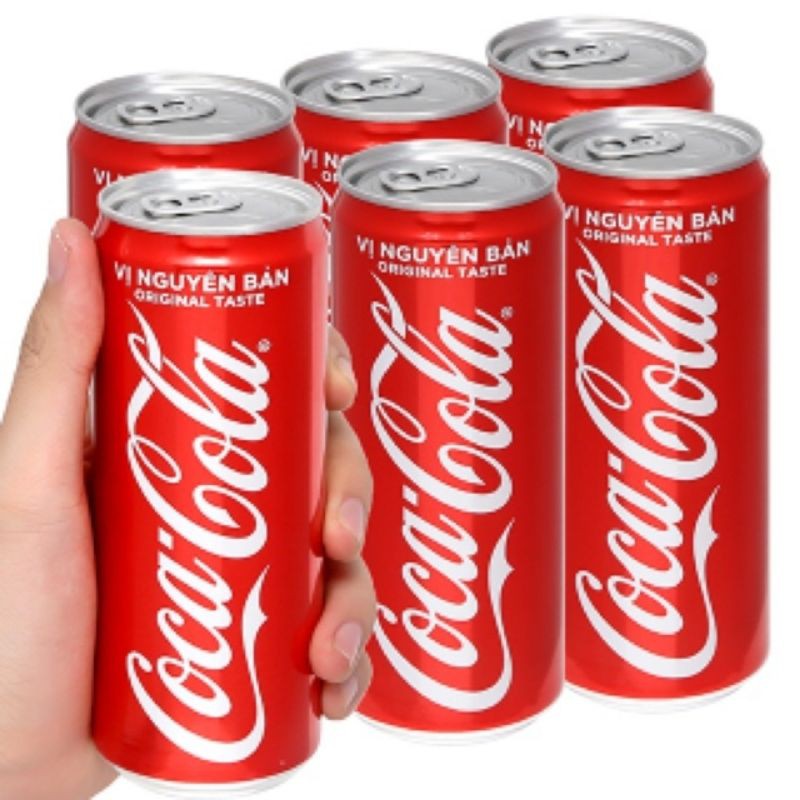 Lốc 6 lon nước coca cola 330ml/lon