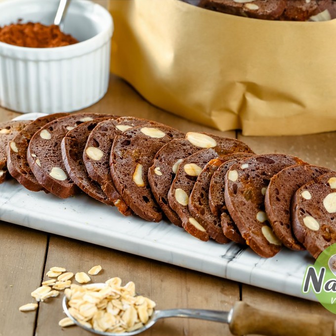 Bánh ăn kiêng Natural Biscotti tăng cơ, giảm cân, bánh ăn kiêng vị vani - B01 | BigBuy360 - bigbuy360.vn