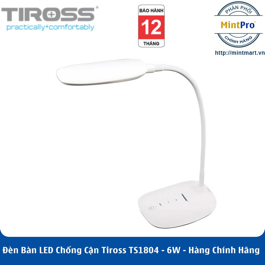 Đèn Bàn LED Chống Cận Tiross TS1804 – 6W – Hàng Chính Hãng