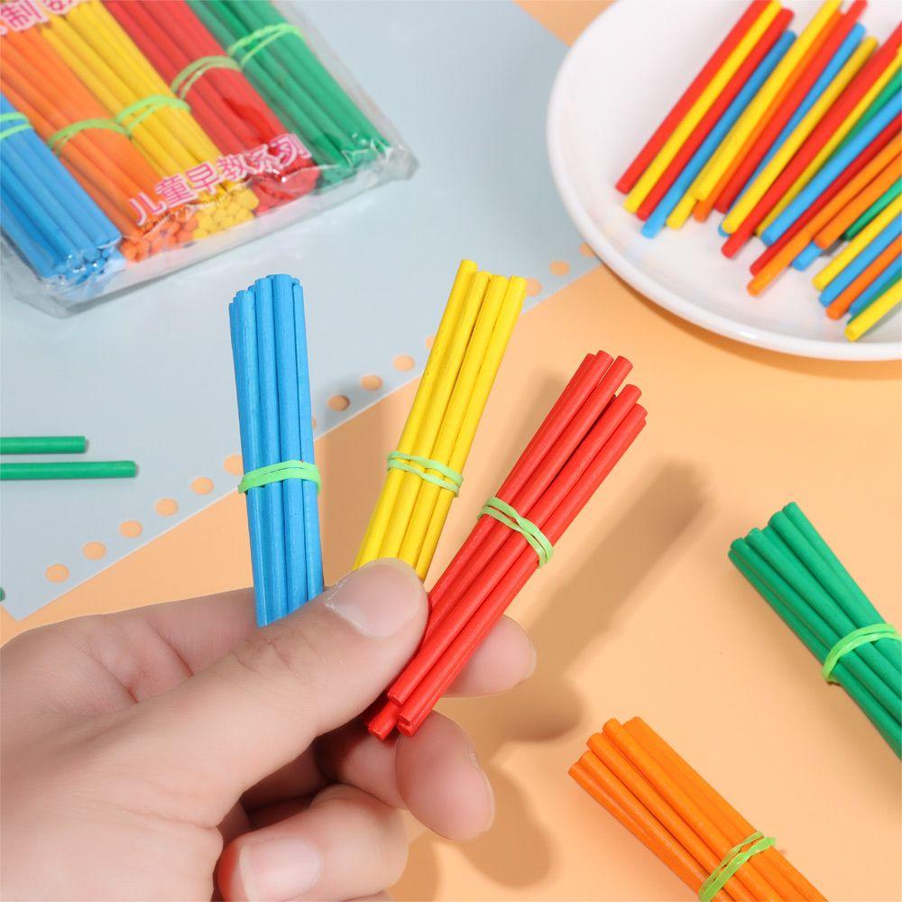 Bộ Que Gỗ Nhiều Màu Dùng Dạy Học Theo Phương Pháp Montessori