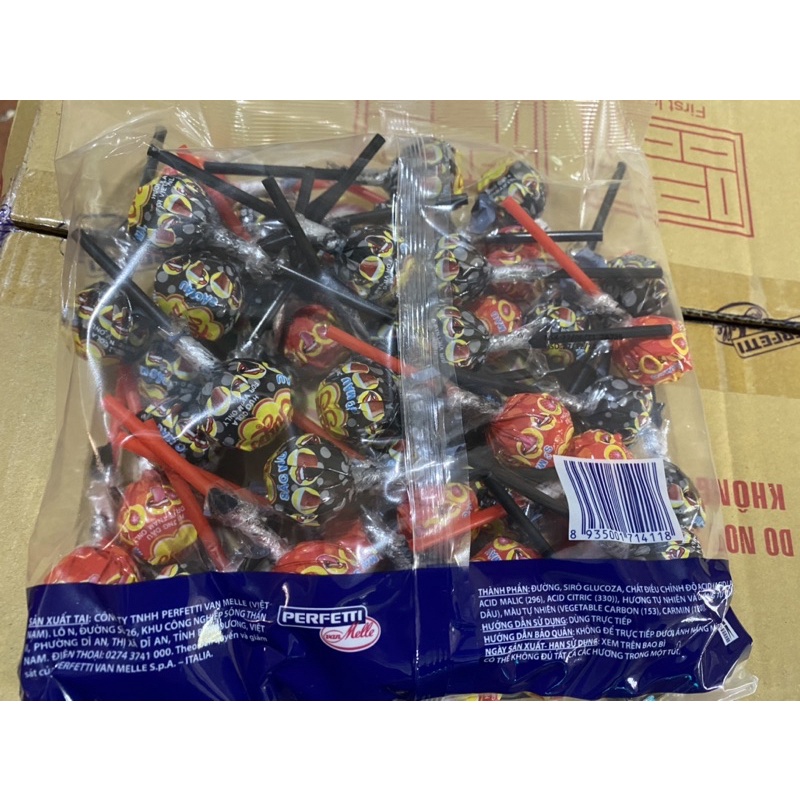Bịch 58 que kẹo chupas chupas sô cô la