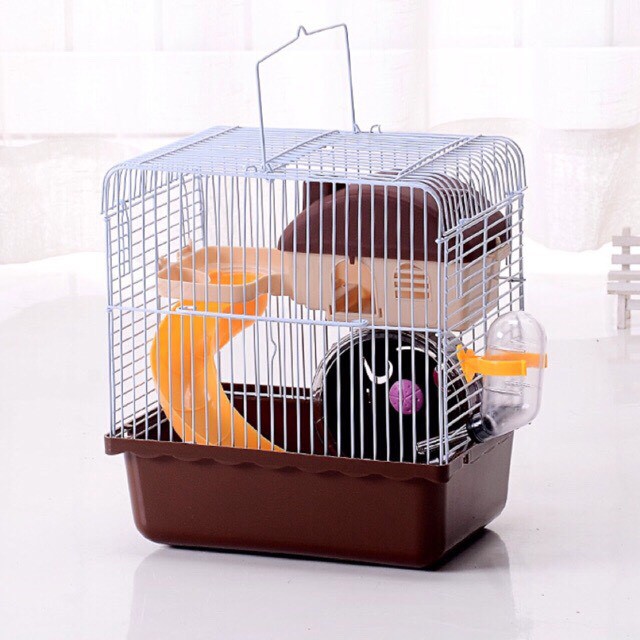 (HOẢ TỐC HCM) Lồng mặt hề full phụ kiện cho hamster