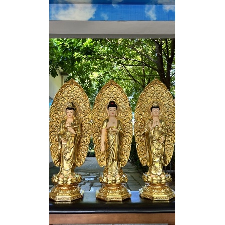 Bộ 3 lá hào quang cho Tượng Tam Thế 38, 45, 70cm
