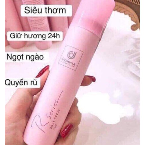 Xịt Khử Mùi Toàn Thân Nước Hoa Rseries Body Spray 75ml mola | BigBuy360 - bigbuy360.vn