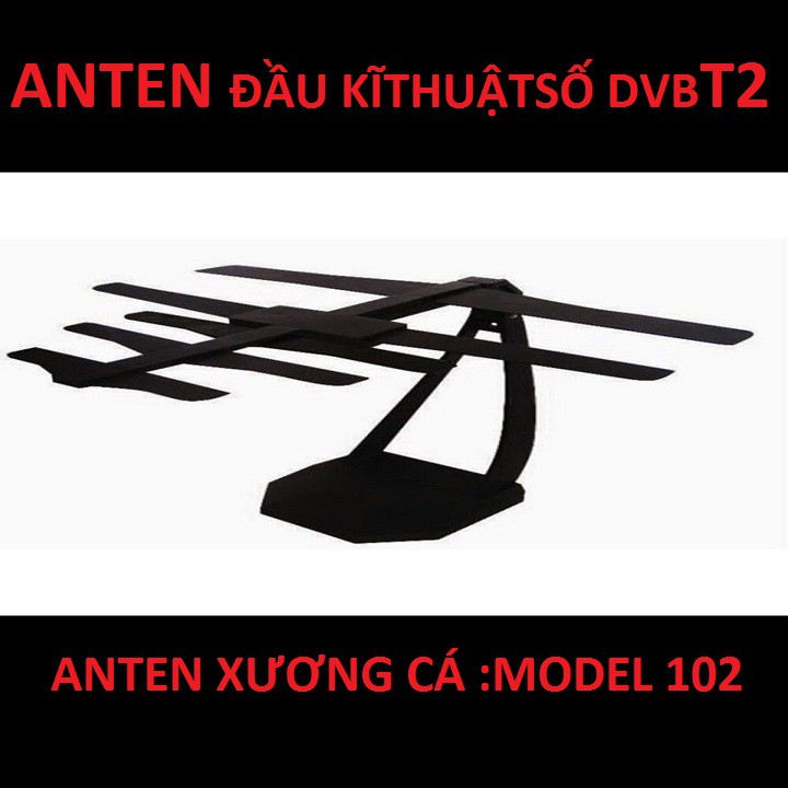 ANTEN Thông Minh 360 Kỹ Thuật Số DVB T2 Model HJD 102 T2 (Chính Hãng) - Ăng ten tivi trong nhà