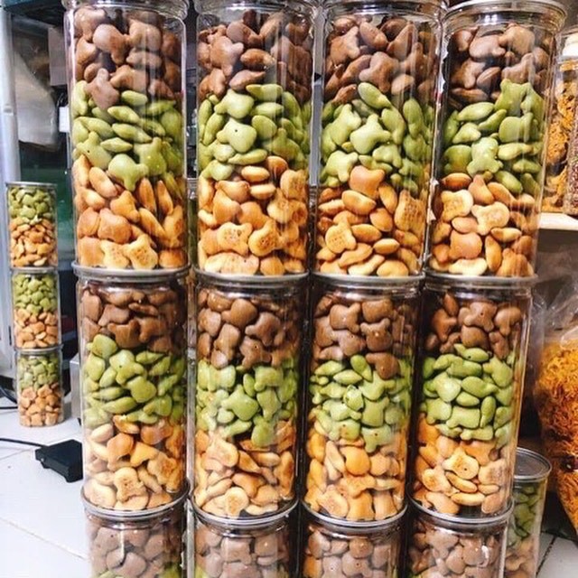 Bánh gấu mix các vị 52k hộp 400g