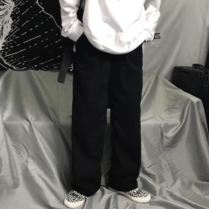 Thanh lý pass quần Xiaozhainv Quần dài nữ nhung kẻ phong cách Hàn Quốc hợp thời trang | BigBuy360 - bigbuy360.vn