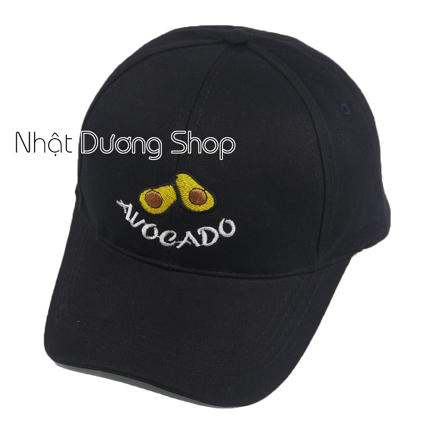 Nón kết trái bơ Auocado khóa xịn - Chất liệu vải Kaki cao cấp tạo nên sự nổi bậc cho tuổi teen