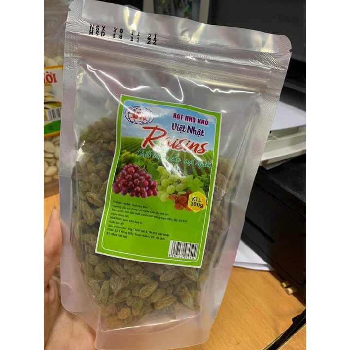 100gr Nho Khô Tách Hạt Loại Ngon
