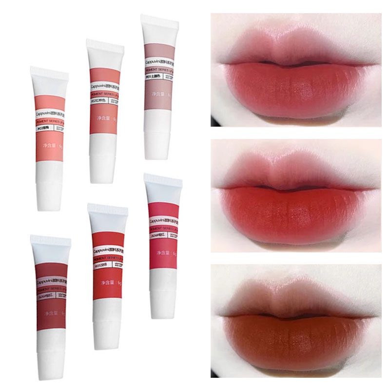Set 6 Thỏi Son Kem Lì Đa Năng Chống Nước Lâu Trôi