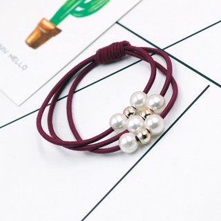 Cột Tóc Trân Châu Cao Su Co Giãn