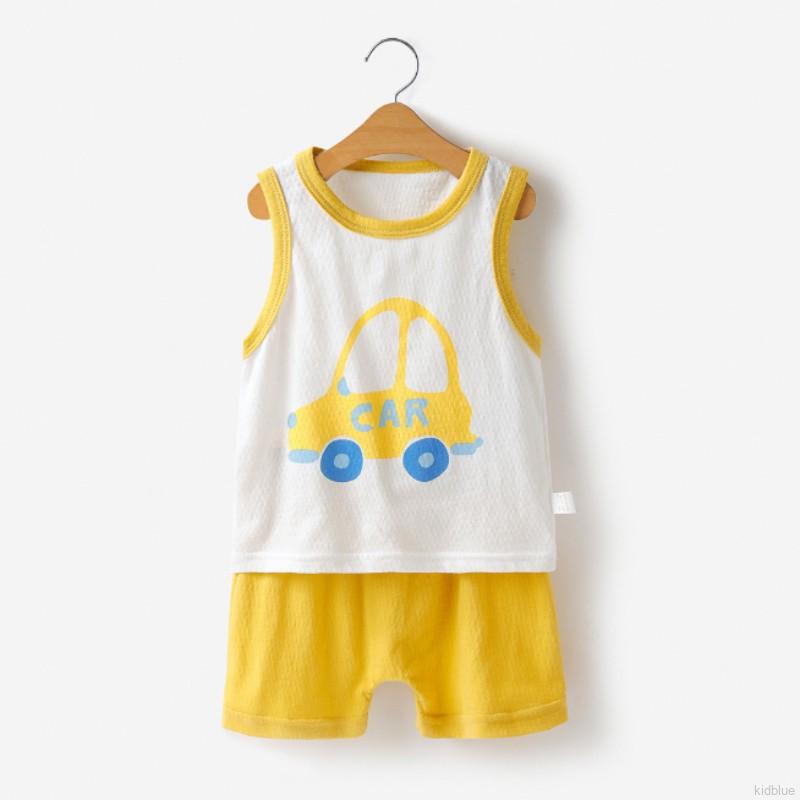 Set Áo Thun Tay Ngắn &amp; Quần Short Cho Bé