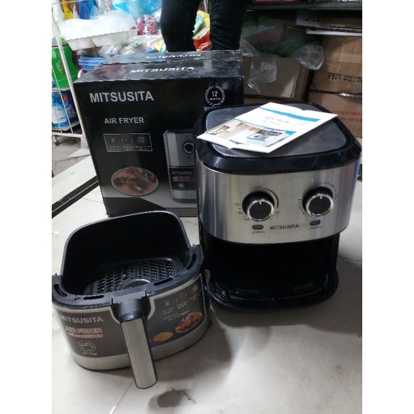 Nồi Chiên Không Dầu 9.0L MITSUSITA HA-9000 Công Suất 1700w  Bảo Hành 12 Tháng