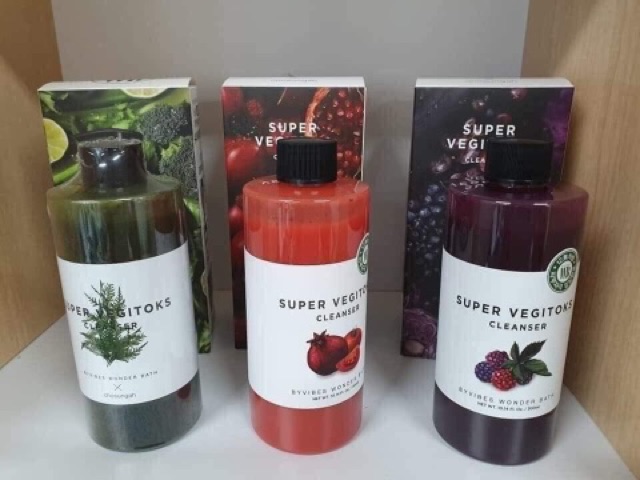 Sữa rửa mặt thải độc rau củ Super Vegitoks Cleanser - Guu