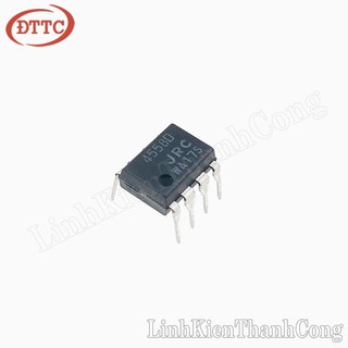 Bộ 3 Chiếc JRC4558 OPAMP DIP8 (Loại Tốt)