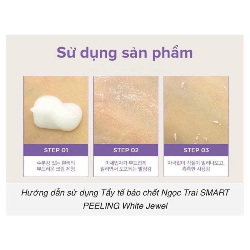 Tẩy da chết ngọc trai White Jewel Peeling The Face Shop