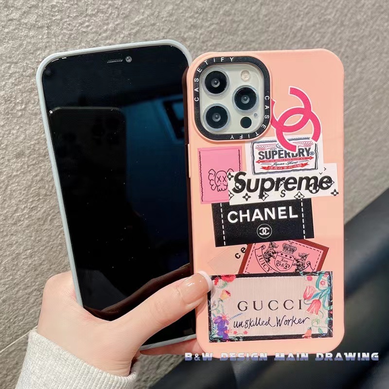 Ốp Điện Thoại Silicon Mềm Chống Sốc In Hình Nhãn Thời Trang Cho iPhone 13 12 11 Pro MAX XR IX XS MAX 7 8 Plus