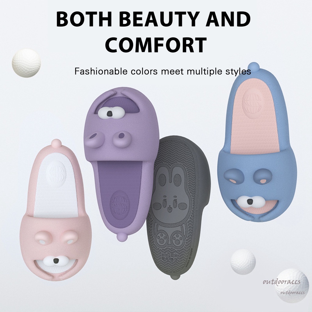 Dép Sandal EVA Đế Mềm Chống Trượt In Họa Tiết Hoạt Hình Dễ Thương Thời Trang Mùa Hè Cho Nam Và Dép Lê Nữ