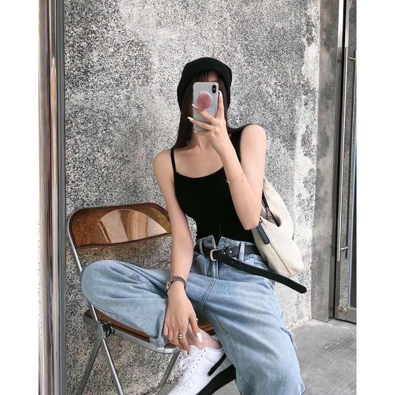 (Order 2 tuần)Bodysuit 2 dây co dãn | BigBuy360 - bigbuy360.vn