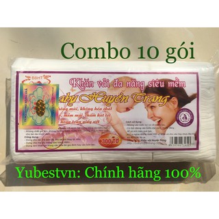 10 Gói Khăn Vải Khô Đa Năng Huyền Trang