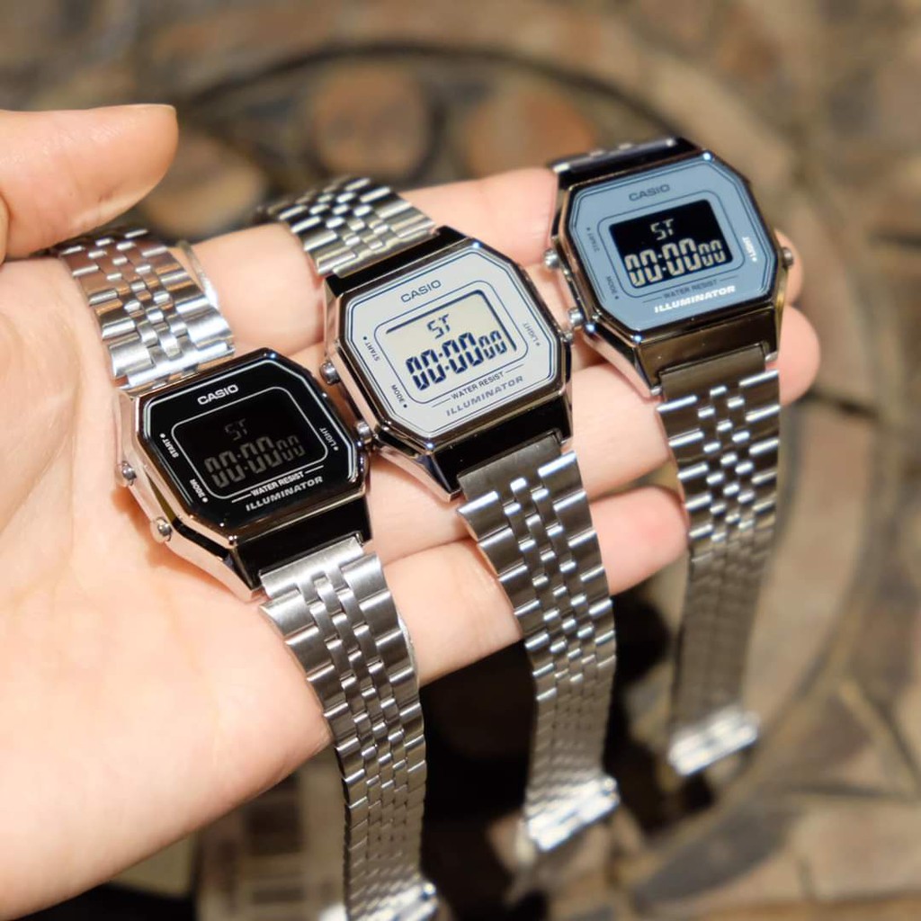 Đồng hồ nữ Casio LA680WA-1BDF dây đeo thép không gỉ cổ điển , sang trọng , đẳng cấp | BigBuy360 - bigbuy360.vn