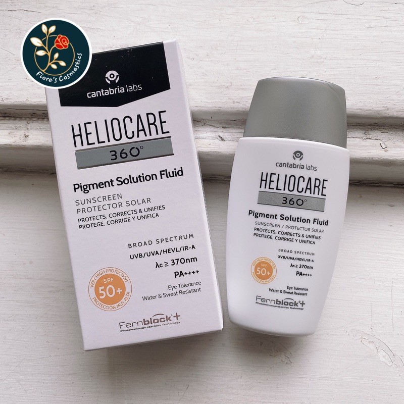 Kem chống nắng Heliocare Pigment Solution Fluid SPF 50+ hiệu chỉnh sắc tố trên da