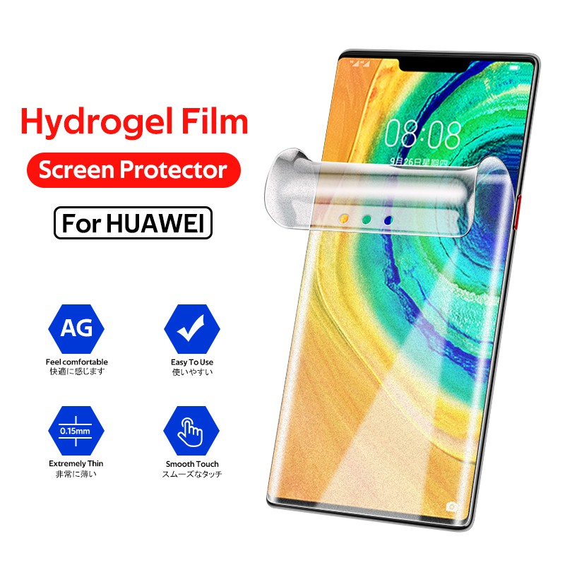 Miếng Dán Màn Hình 3D TBTIC Bền Chắc Bảo Vệ Cho Huawei Mate 30 20 Pro Rs P40 P30 P20 Pro Lite Nova 4E 3E