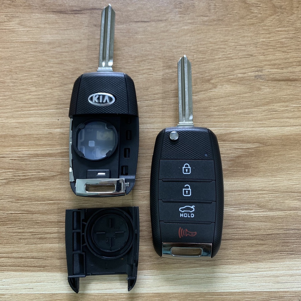 Vỏ Chìa Khóa Gập Cho Xe KIA - 4 Nút Thông Minh Điều Khiển Từ Xa