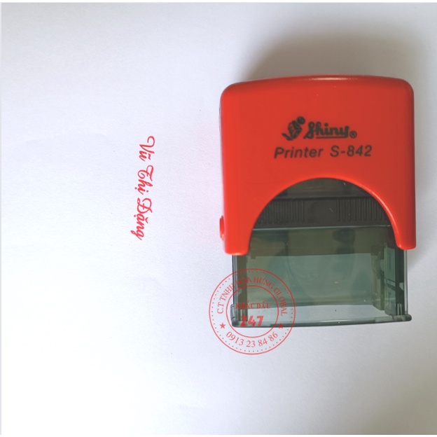 Con Dấu Tên Shiny S842 Và Shiny S308